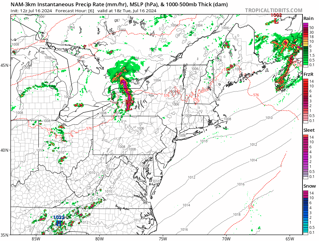 12:15 PM (Tues) | ****Heat wave peaks today with highs near 100 degrees...severe thunderstorm threat later today, tonight, and tomorrow...power outages on the table...cooler pattern on the way****