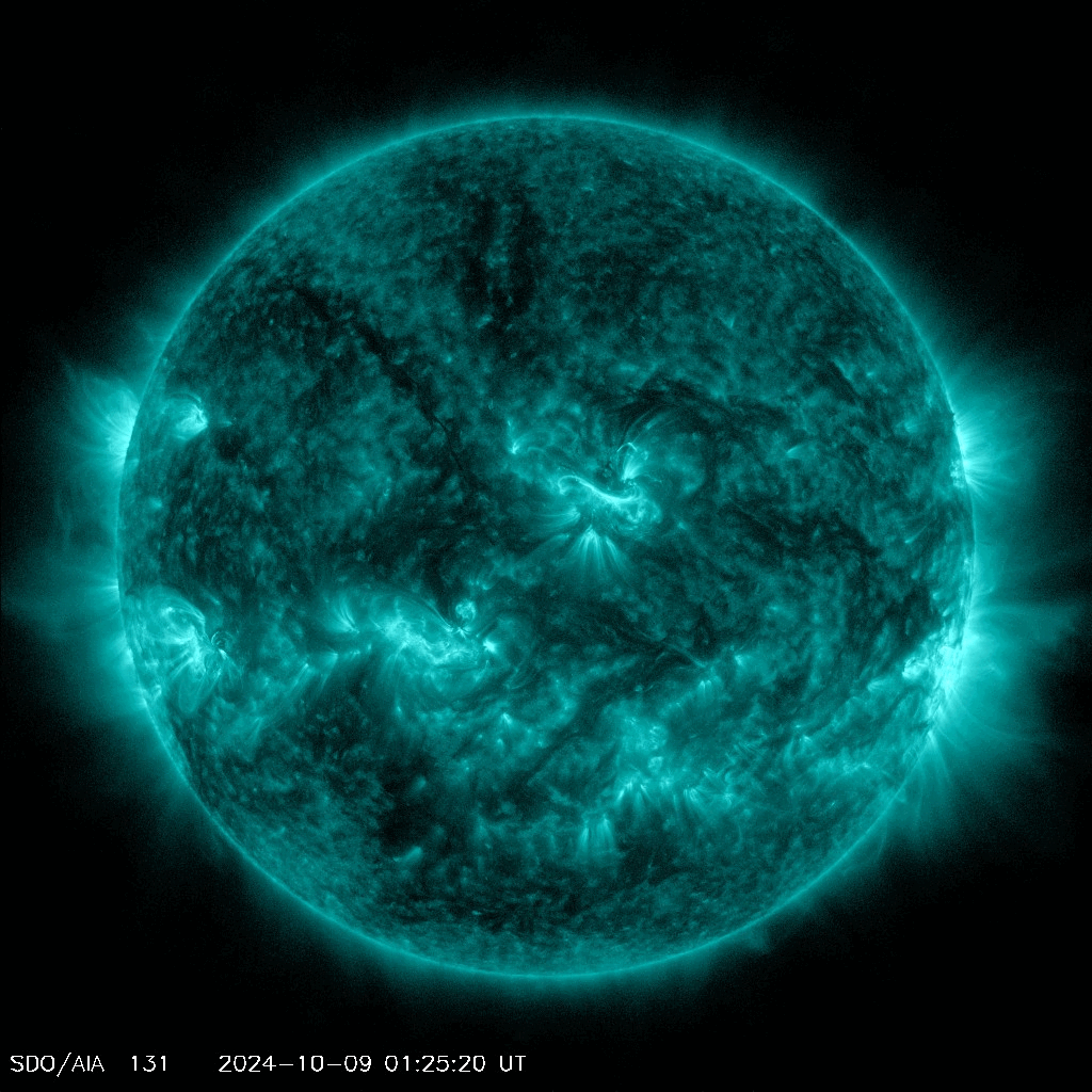 2:45 PM (Thursday) - ***Severe G4-class geomagnetic storm is underway...auroras possible tonight as far south as the mid-latitudes...best viewing time period included***