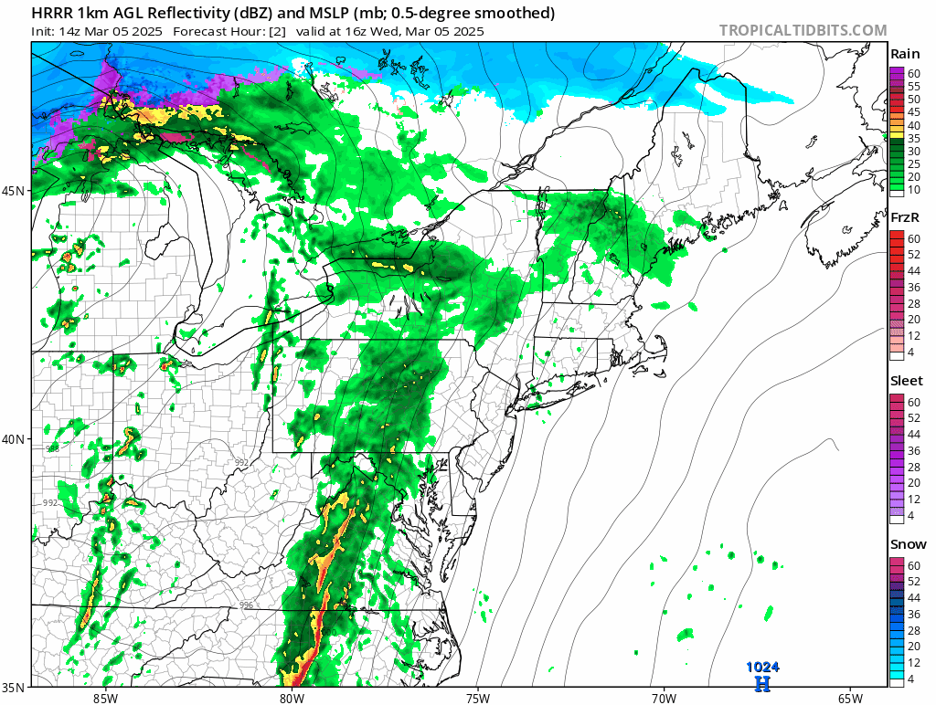 11:00 AM | ***Strong-to-severe thunderstorm threat this afternoon into tonight along the DC-to-Philly-to-NYC corridor...downpours likely...possible damaging wind gusts***
