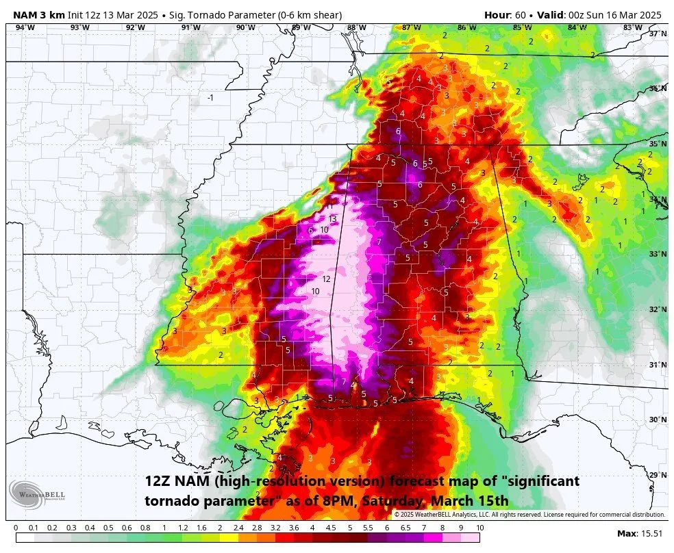 ****An intense storm system and a multi-day severe weather threat from the central US to the east coast****