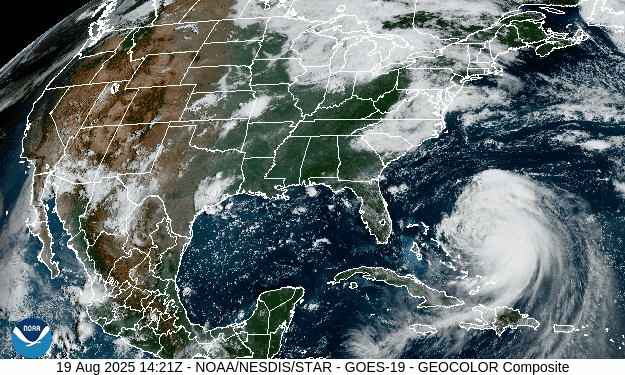 ***Hurricane Erin to curve away from east coast...recent weakening brings it down to category 2...Mid-Atlantic coastline impacted on Thursday...two other tropical systems...cool pattern to set up***