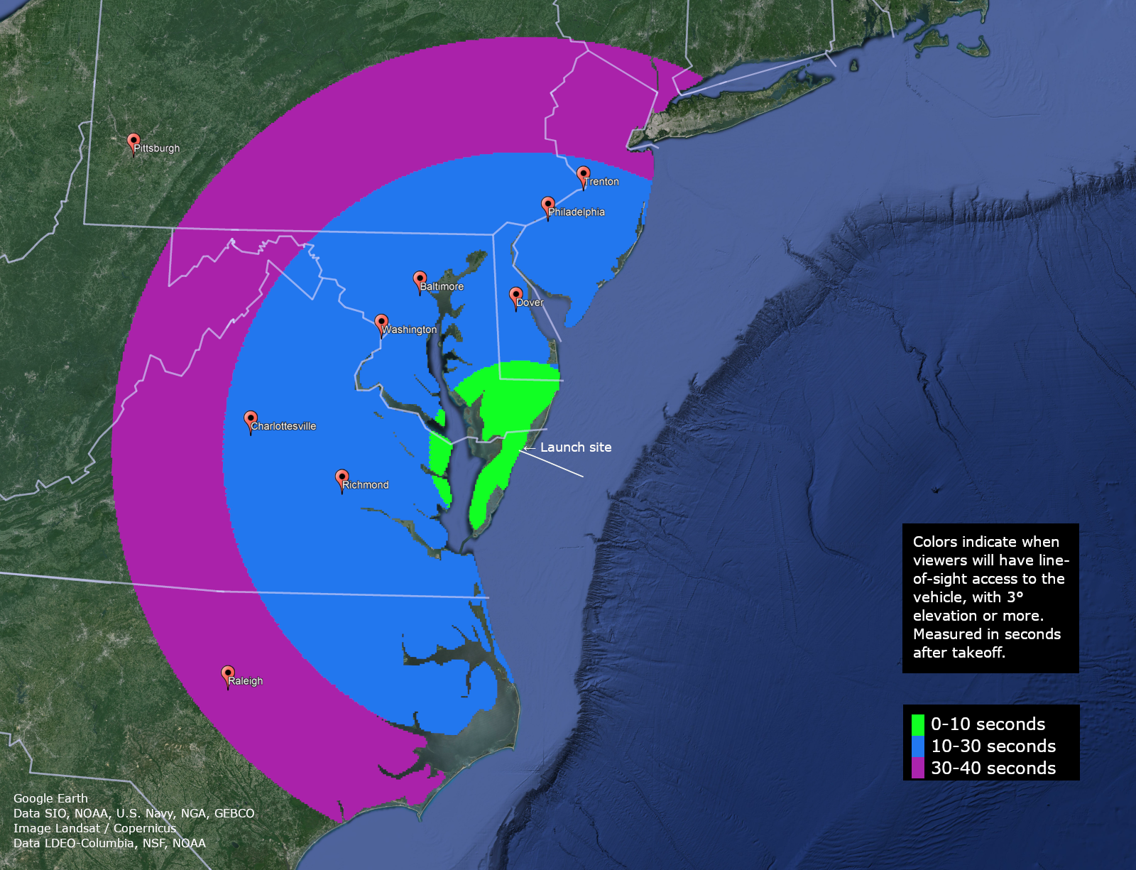 UPDATE - *NASA Wallops Island launch scrubbed for Monday night...now set for Tuesday night at 10:30pm*