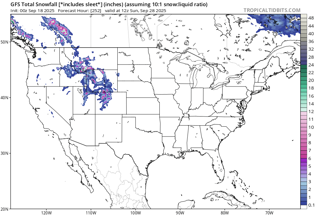 Thurs 18 Sept 2025 "Tropical Storm Gabrielle has formed...California rains...strong high pressure"