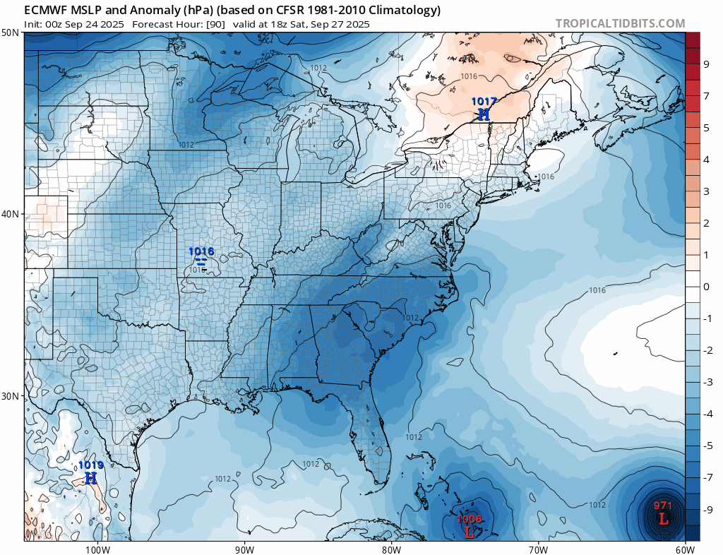 **Two tropical systems to dance with each other off the east coast in coming days...”Fujiwhara effect” makes for a challenging forecast**