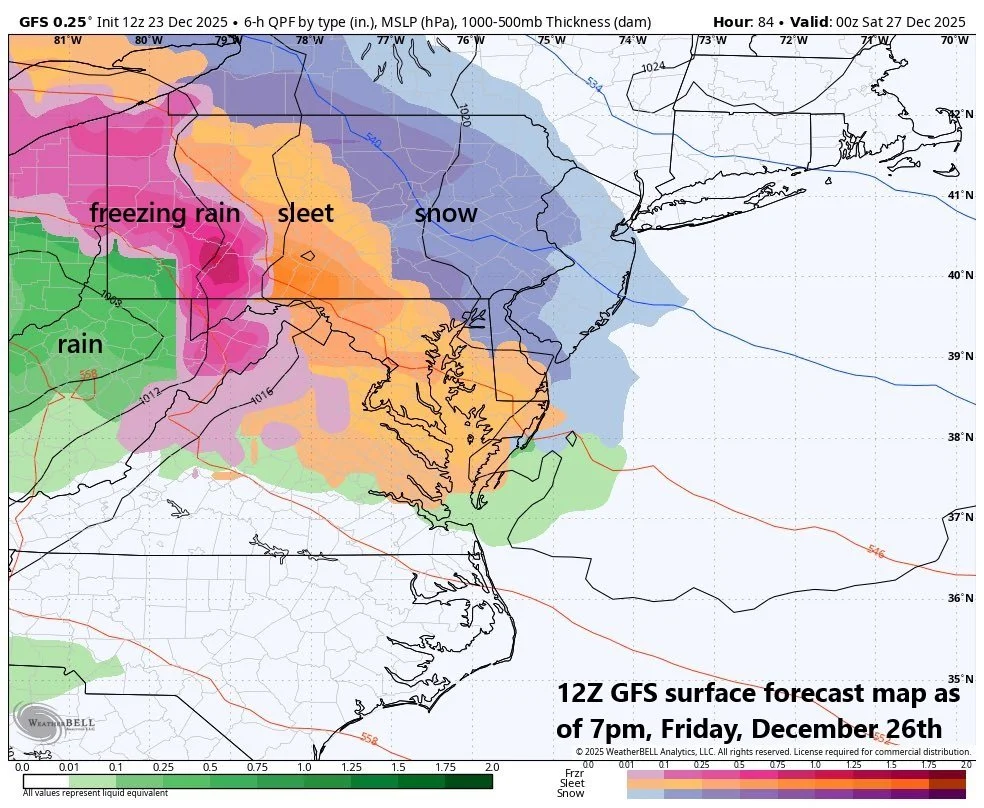 ****Significant winter storm threat on Friday...substantial icing on the table for some areas...lowest temperature in Canada since 1999 was recorded on Monday...an important cold air source region****