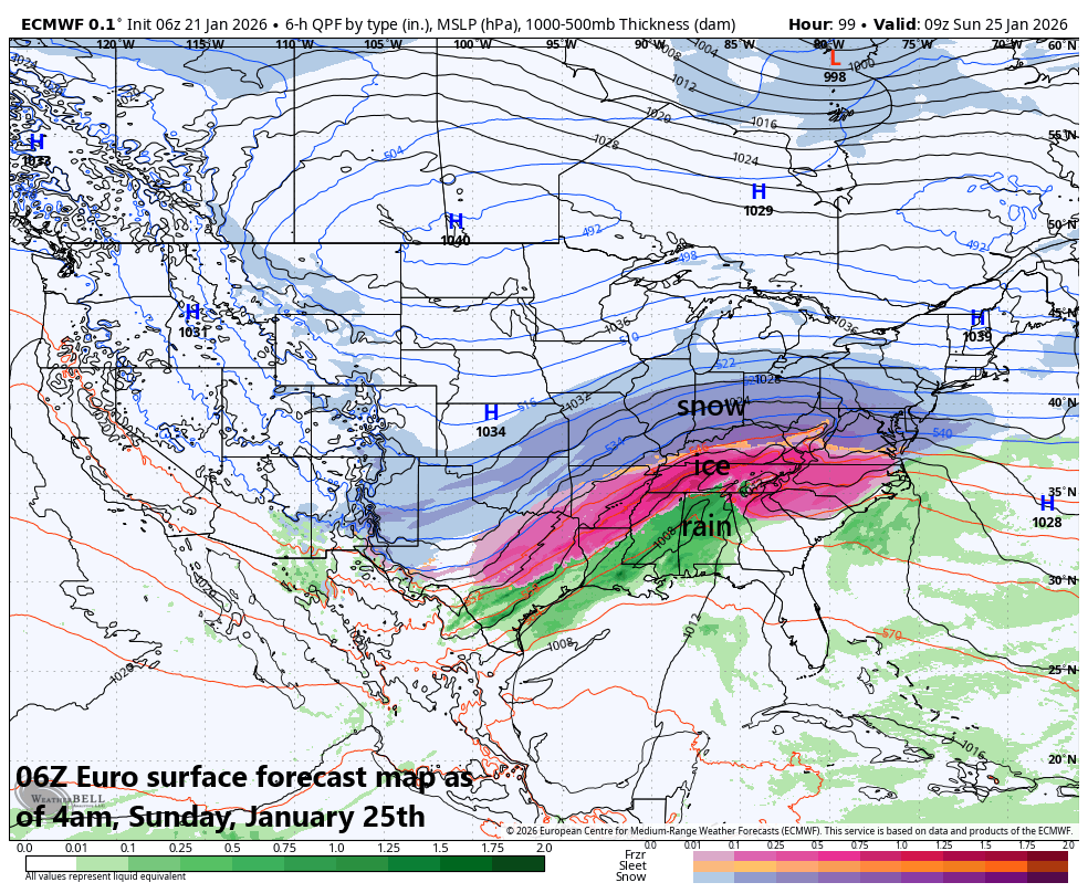 *****Major winter storm this weekend to impact a large part of the nation...a crippling ice event in some areas...a significant snowfall in other areas including the Mid-Atlantic region*****