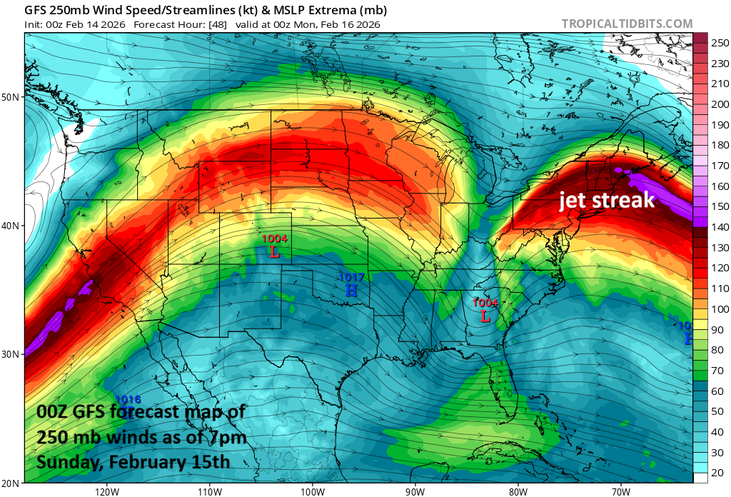 ****Accumulating snow across eastern PA, New Jersey, and NYC from late Sunday into Sunday night...upward motion, dynamical cooling, and an upper level jet streak to play big roles****
