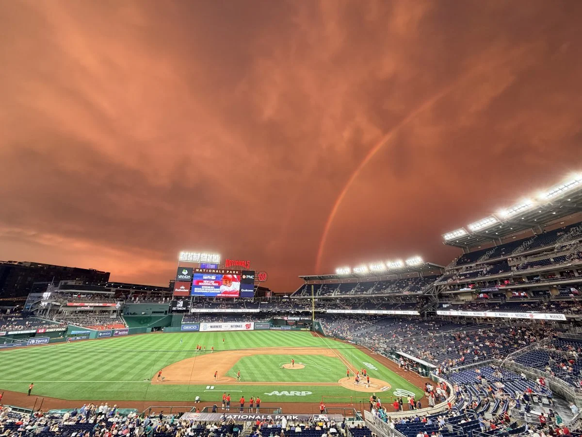 Spectacular view at the Nationals Park