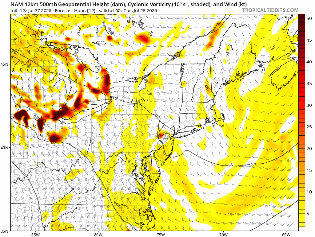 ****Volatile pattern to lead to severe storms/heavy rainfall in the Mid-Atlantic region during the next couple of days****