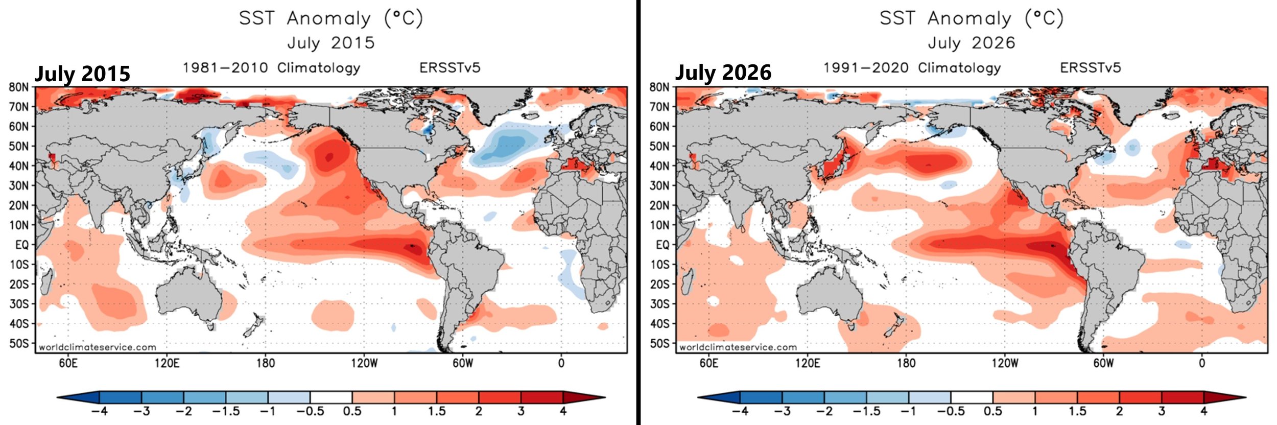 **El Nino intensifying across the central Pacific...comparison with recent strong events and a possible "analog" year...potential implications on the winter**