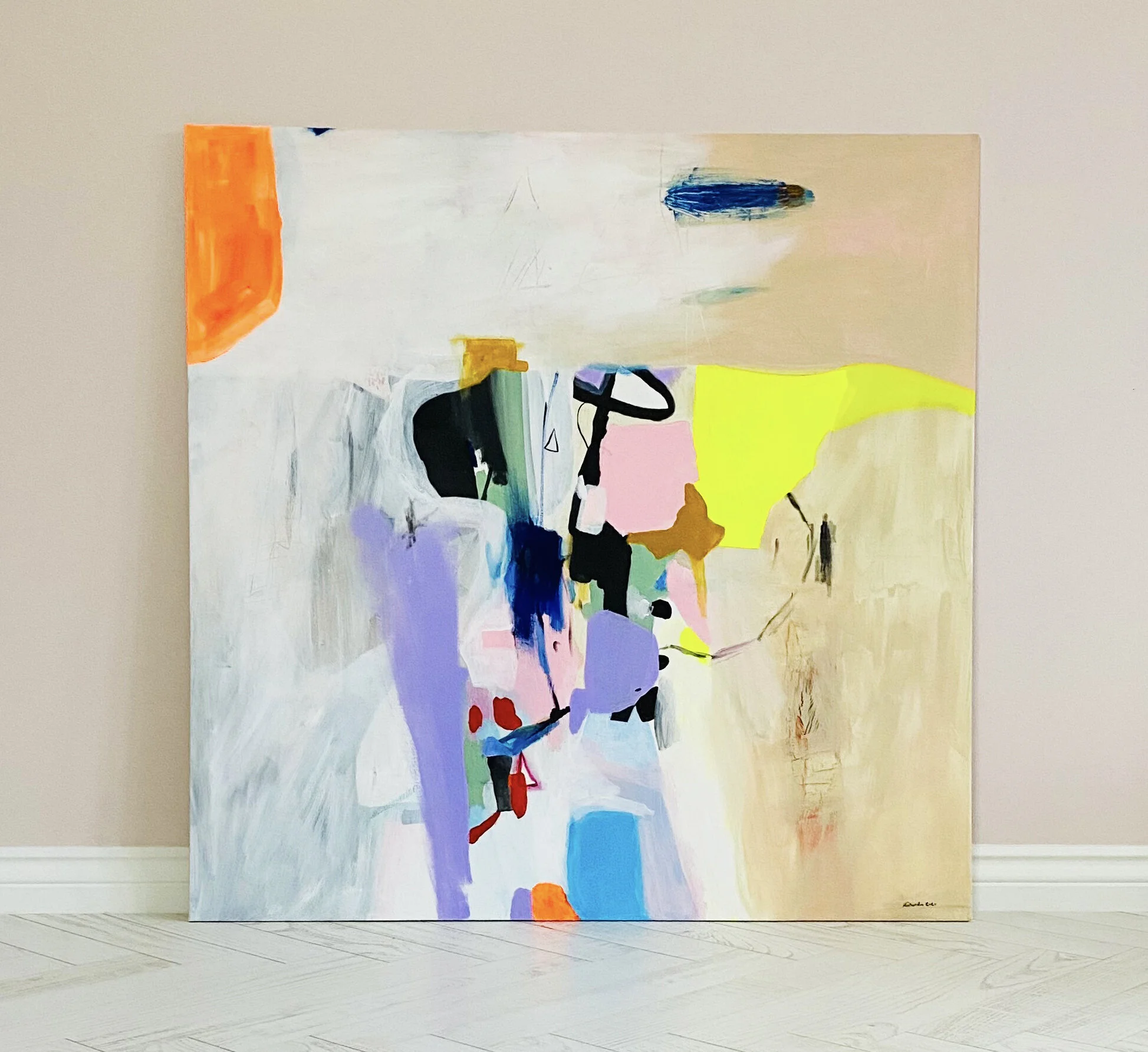 Labour of Love Abstract Art Original Painting