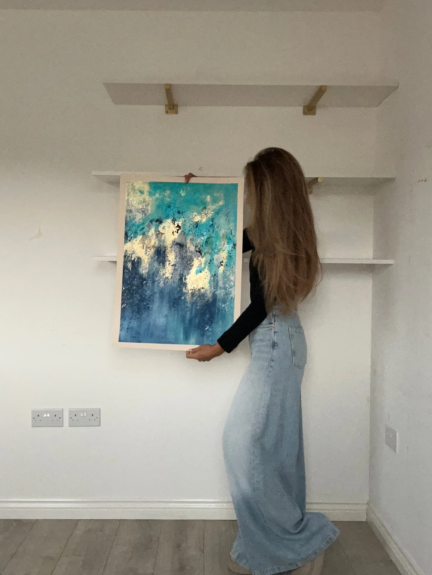 💙 🩵 ✨

▫️Shimmer 
▫️50 x 70cm
▫️Original Artwork 
▫️Free Worldwide Shipping