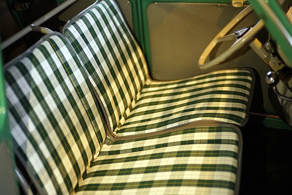 AFTER: The beautifully matching seats