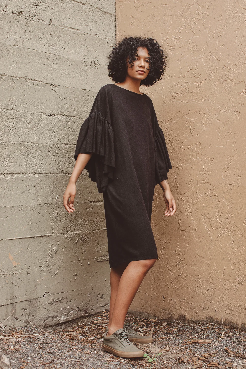 oyster dress / black | Kate Towers