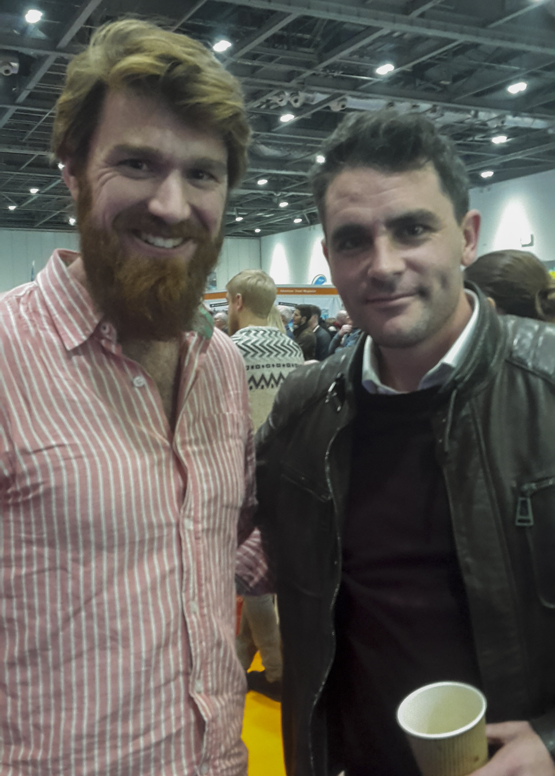 Olie meets fellow adventurer Levison Wood