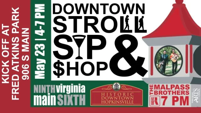 Downtown Stroll, Sip and Shop