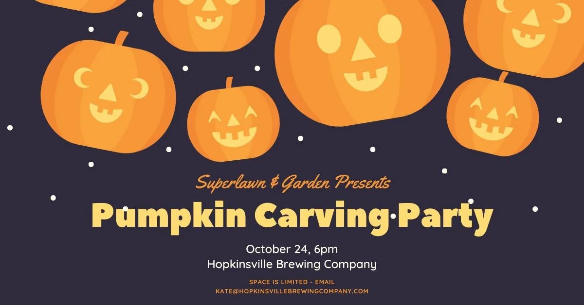 Superlawn & Garden Presents Pumpkin Carving Party