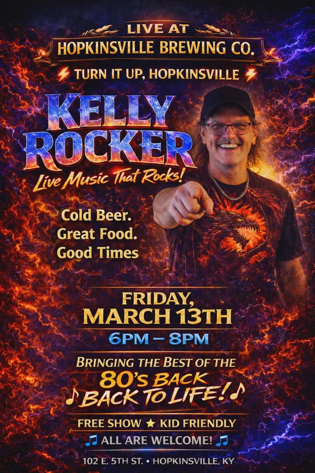 Live Music with Kelly Rocker