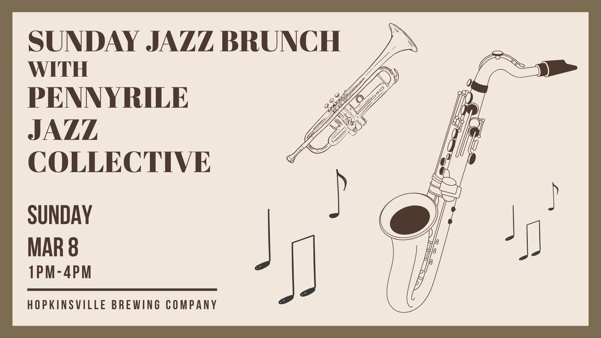 Sunday Jazz Brunch with the Pennyrile Jazz Collective