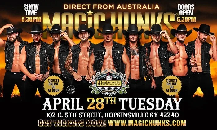 Magic Hunks Australia's "Thunder with Excitement"
