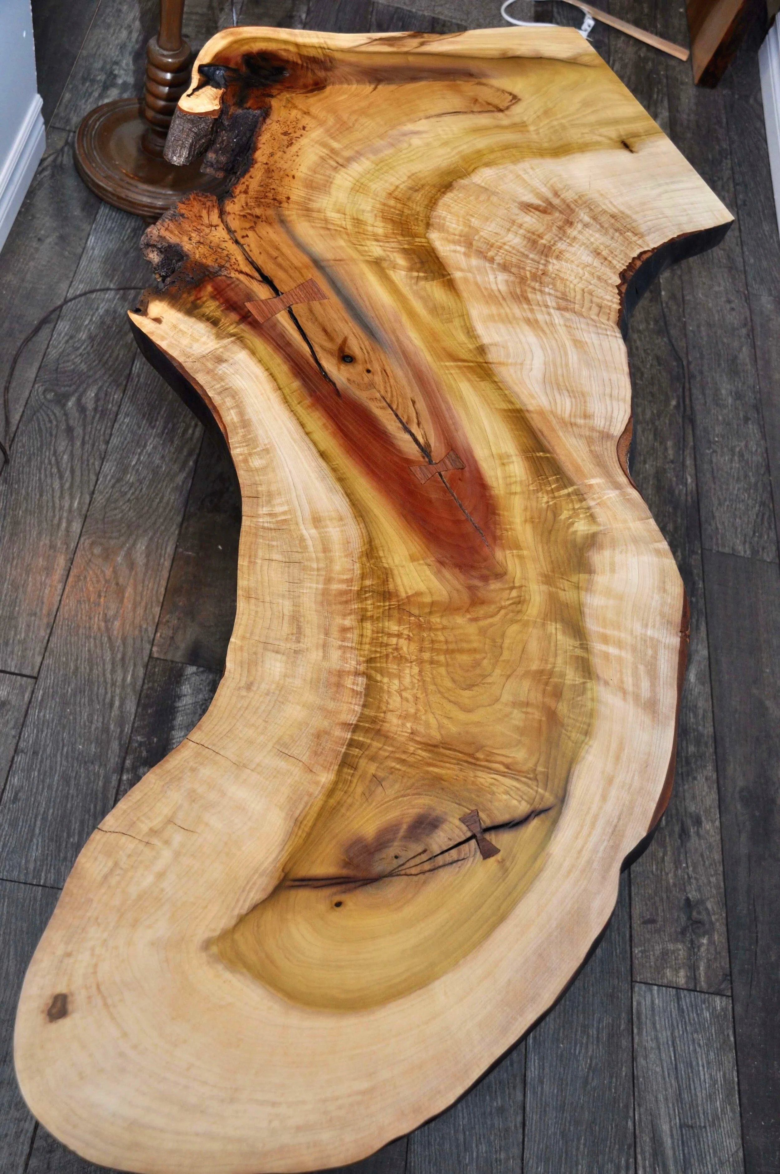 Rainbow Poplar Coffee TableCanadian Live Edge— Canadian Live
