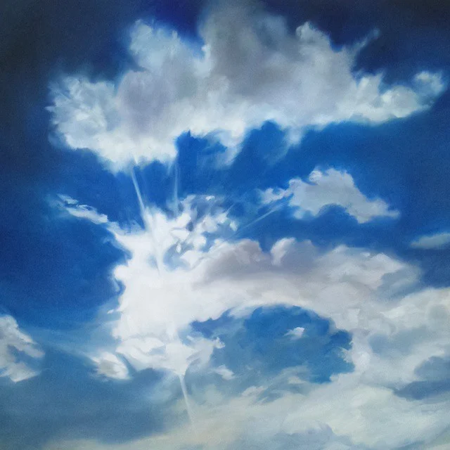 Clouds 1, oil on canvas, 30x36", 2015. Jerome Evola 