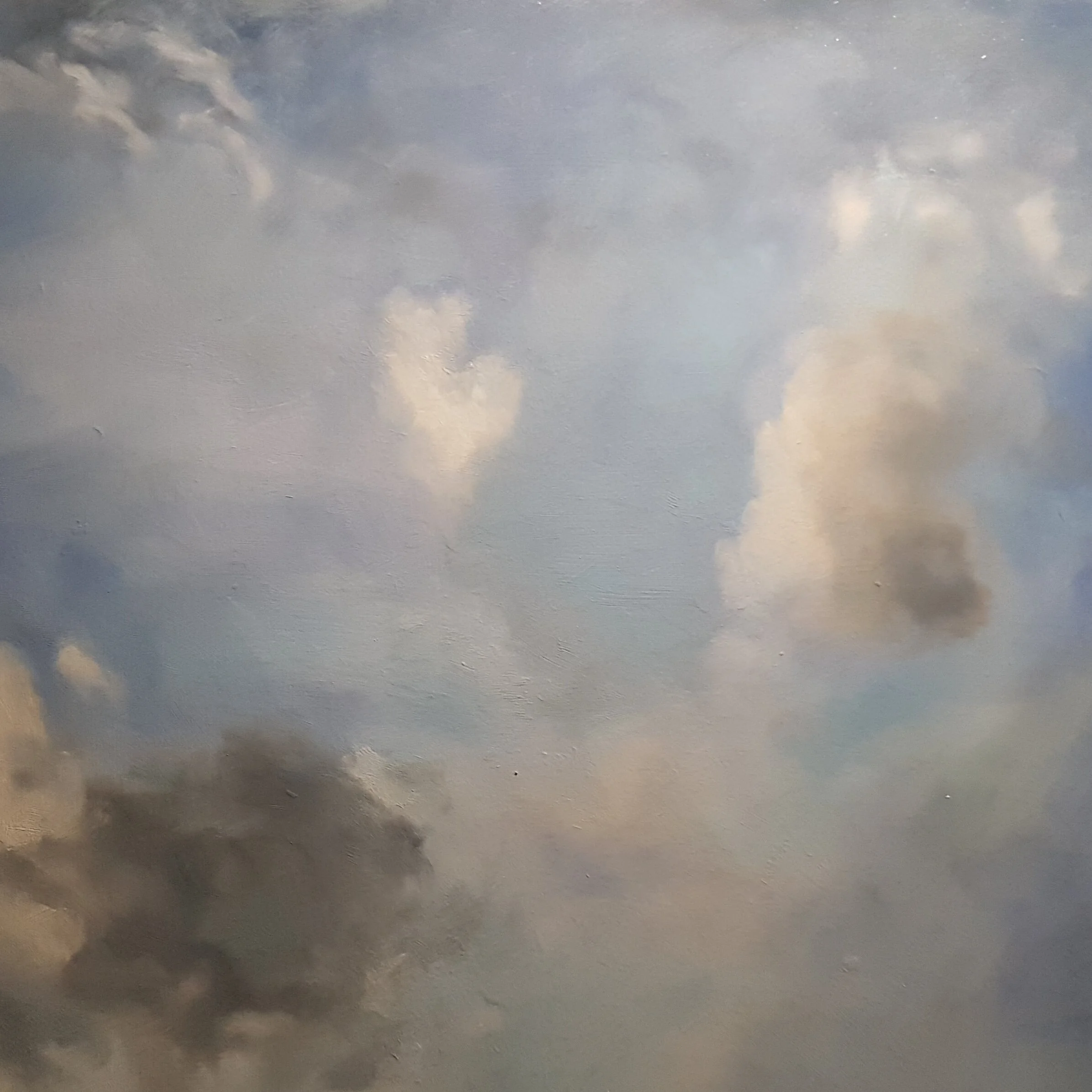 Muted Grey, oil on wood, 18 x 24 inches. 202?