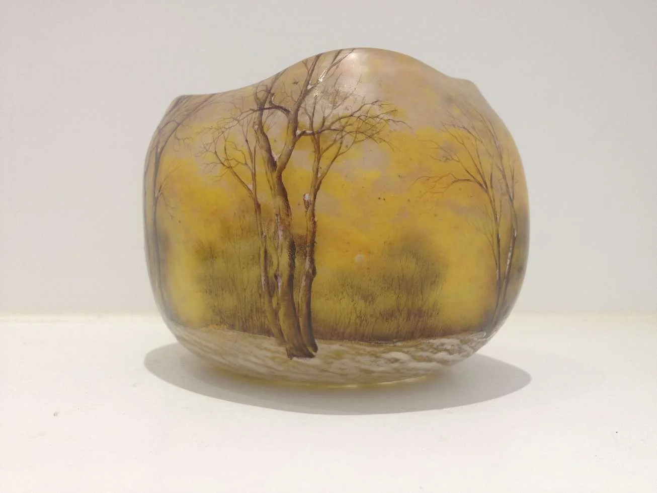 Daum, gravure à l'acide sur cristal