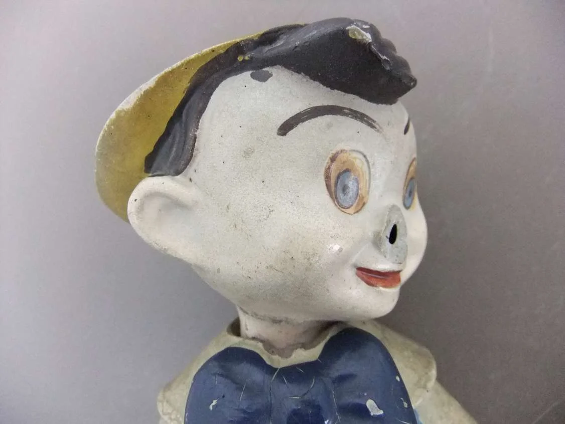 Pinocchio en composition, 1950.