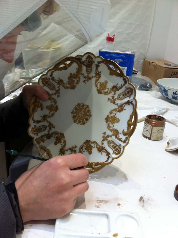 Assiette en porcelaine