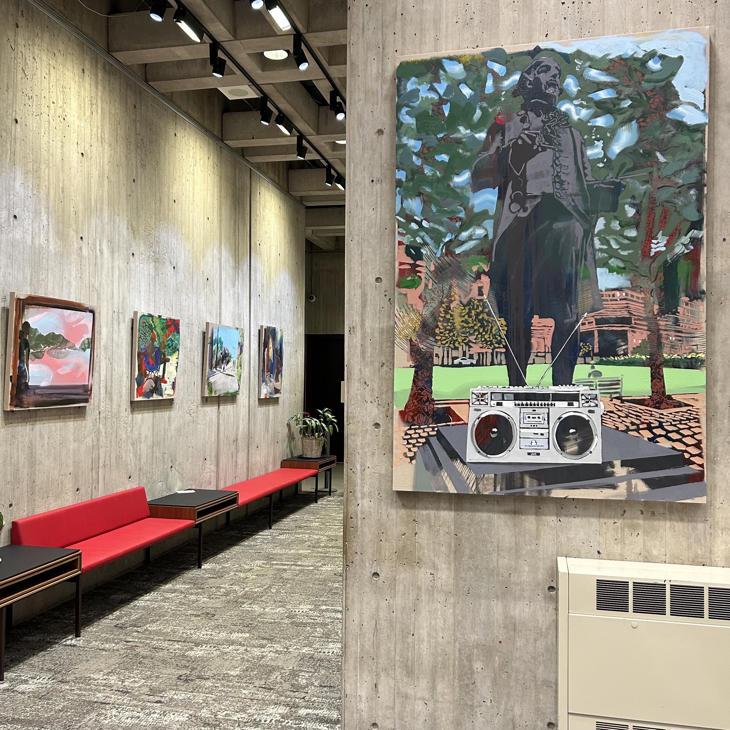 Installation view of Boston City Hall, Mayor's Gallery, June 1 - July 14, 2023