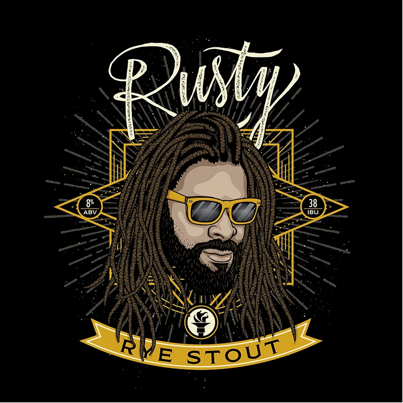 Rusty Rye - Indiana City Label