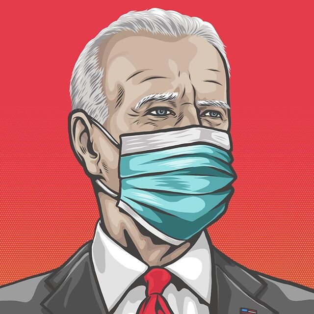 Partnered with @larsindy to create this illustration for a billboard going up downtown.
.
.
.
#illustration #portrait #portraitillustration #adobefresco #ipad #politics #biden #science #art #president #vote