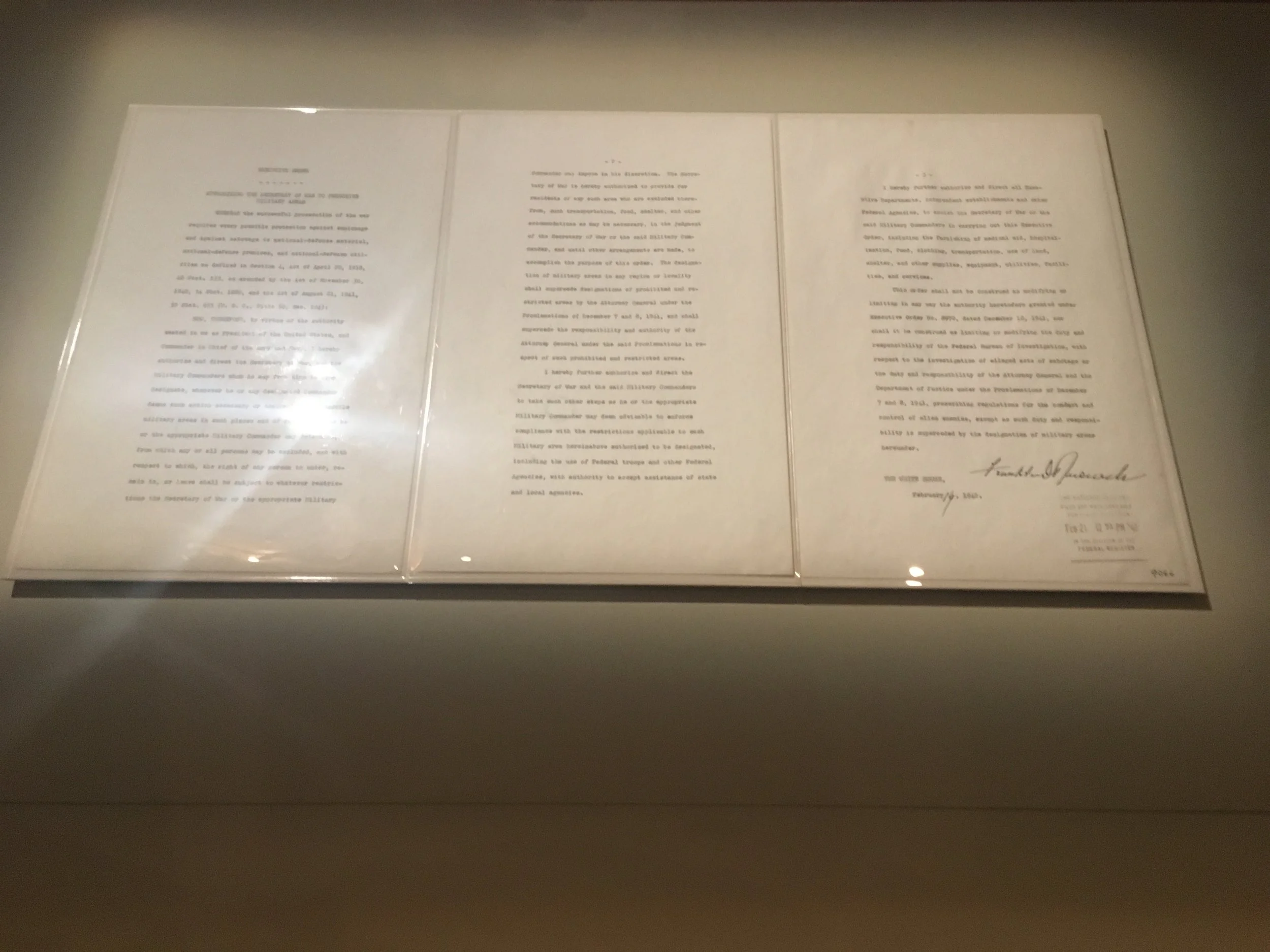 Executive Order 9066 got me thinking about how words can be used to strip people of their liberties.