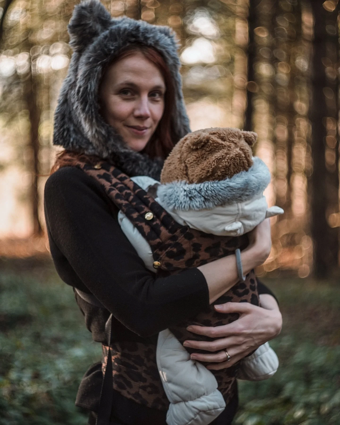 Celebrating Wolf Mother 🐺 @___sare_bear___ for bringing little Wolfie into this world 🖤 @casperwolfwilliams