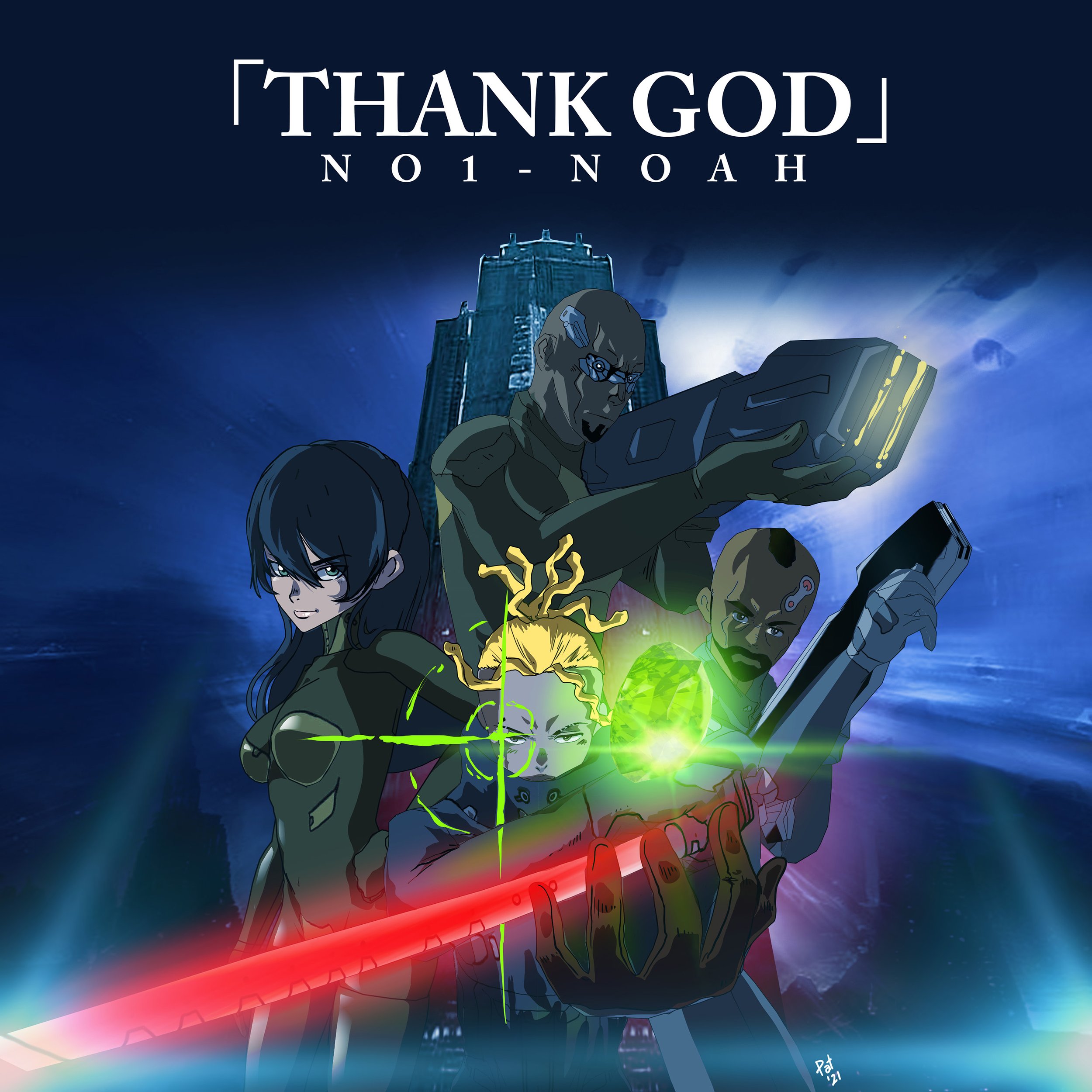 no1-noah "thank god" single art