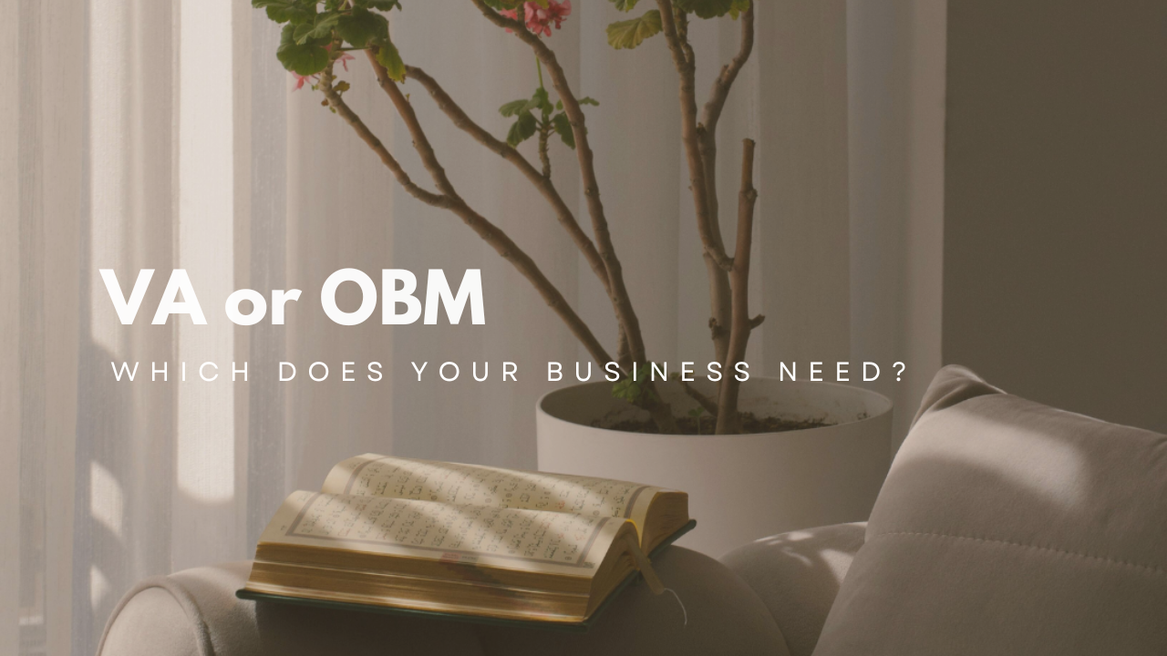 Peaceful workspace, representing online business management and virtual assistant support for small business owners