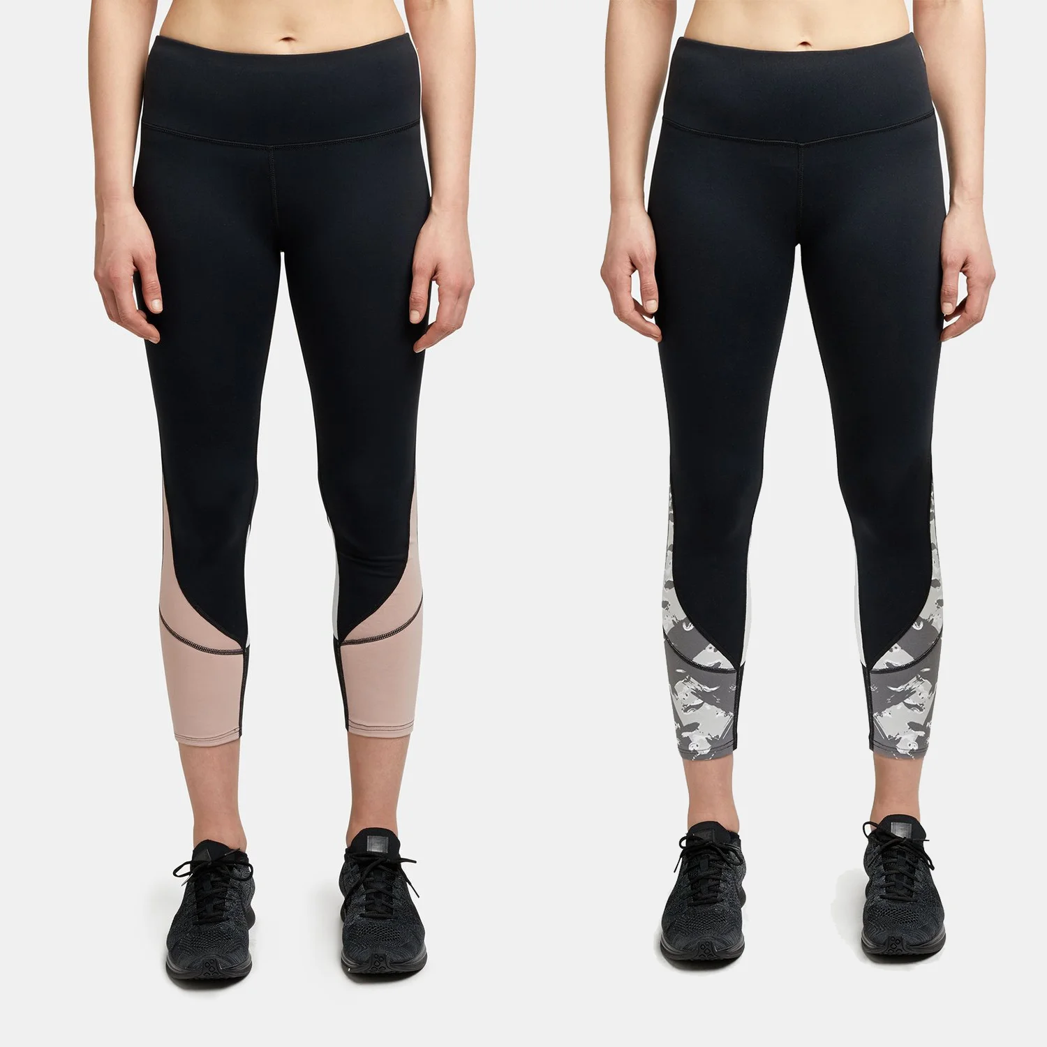 Jennifer Print & Solid Leggings