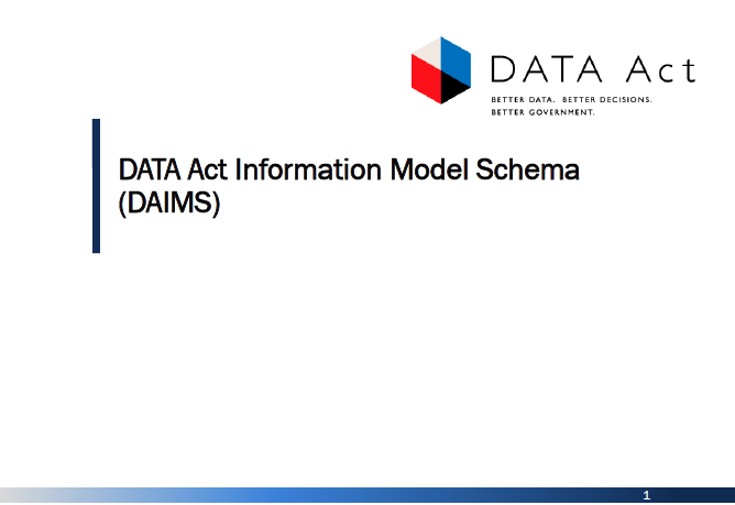 Session III: How the DATA Act Works: A Government-Wide Structure for Spending Information