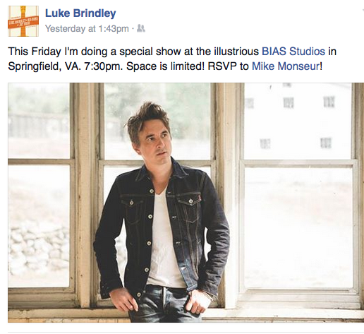 Luke Brindley In-Studio Concert