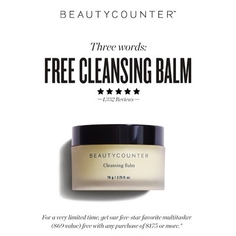 Sorry not sorry to say you should take advantage of this. My favorite multi-tasker. This stuff removes stubborn makeup, is a moisturizing mask, and helps with skin in need of some major TLC. (Early-summer sun-burn, anyone!?) Link to shop through me i