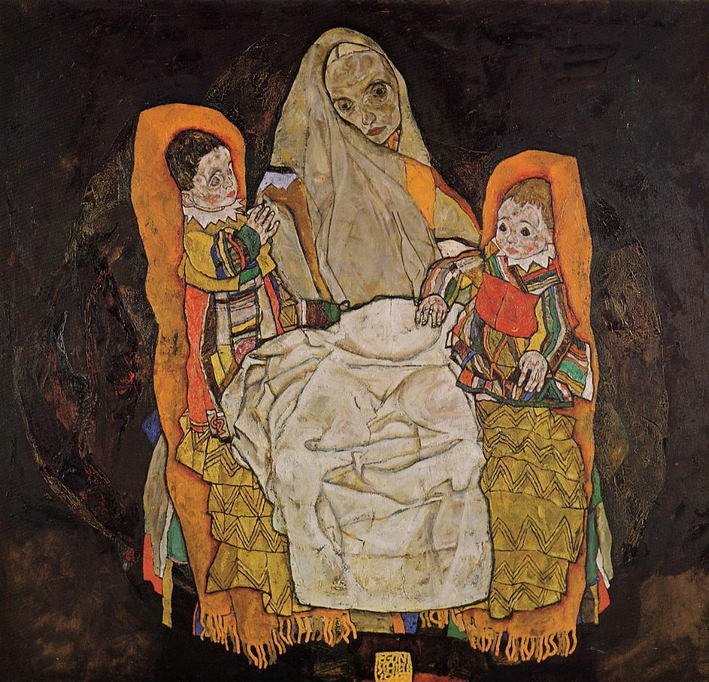 “Mother with two children III” (1915-1917)