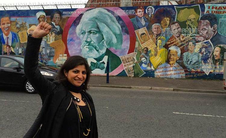 Belfast, Northern Ireland, Mural Wall, 2014 .