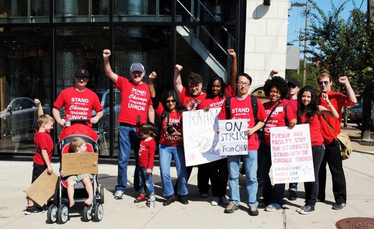  Strike Support for the Chicago Teachers' Strike, 2012.  