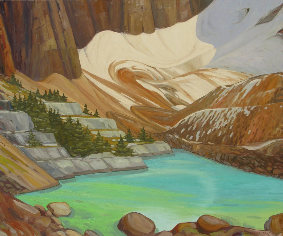 Opabin Lake - 60x72 inch