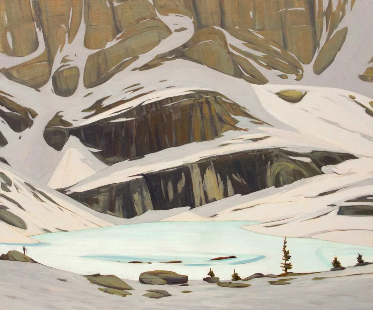 Frozen Lake Oesa - 40x48