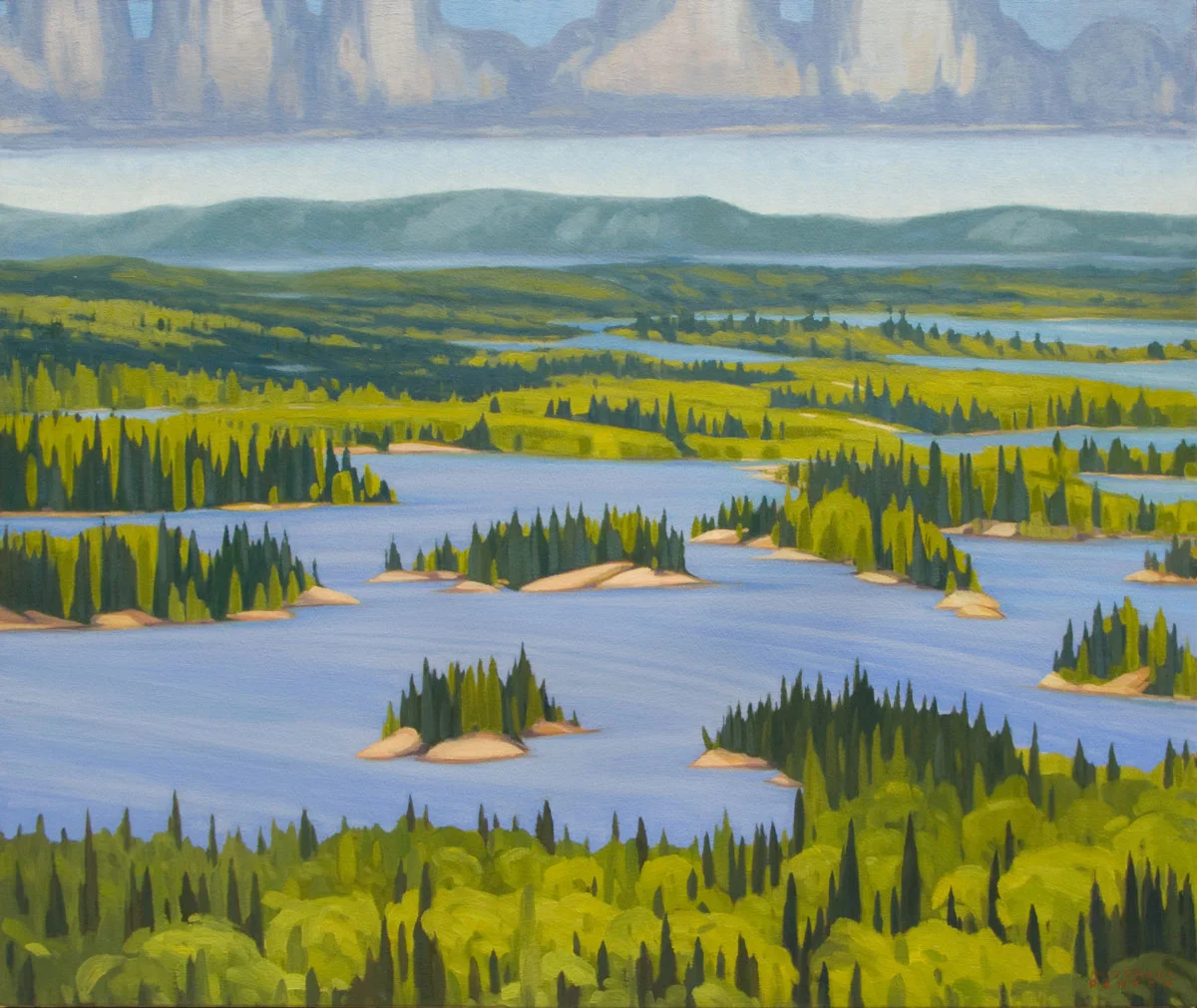 Bay of Islands - 32x38 inch