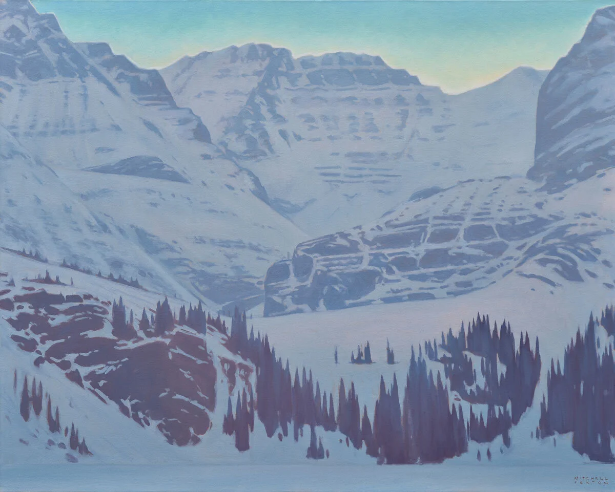 Winter Lake O'Hara - Full Shadow