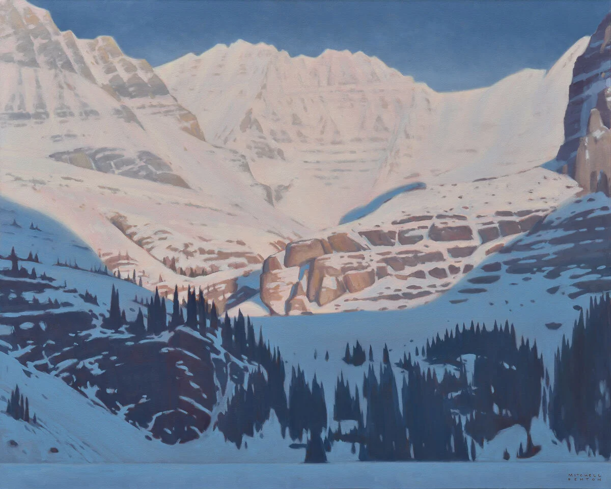 Winter Lake O'Hara - Half Light