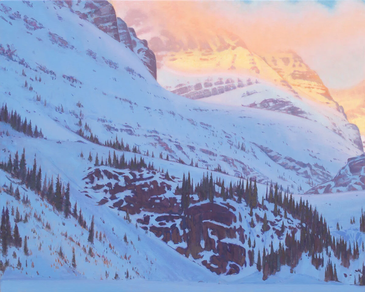 Lake O'Hara - February - left